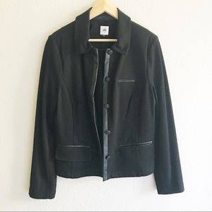 CAbi Black Tudor Ponte Knit Jacket style# 3376